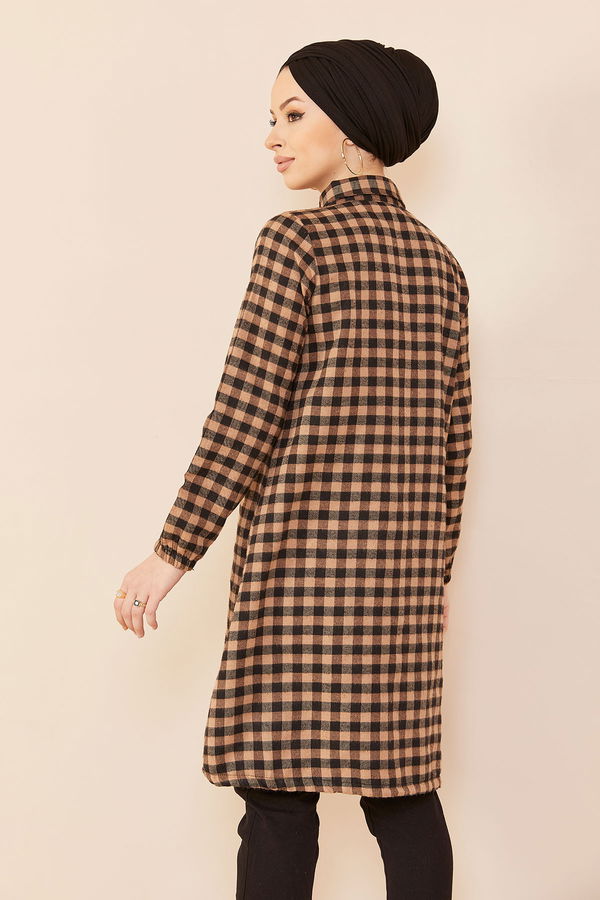 Düz Orta Kadın Taba TUNIK - 3773