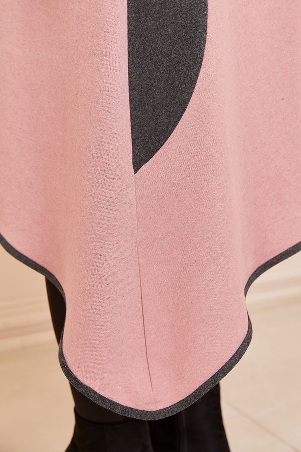 Düz Orta Kadın Pembe TUNIK - 8791
