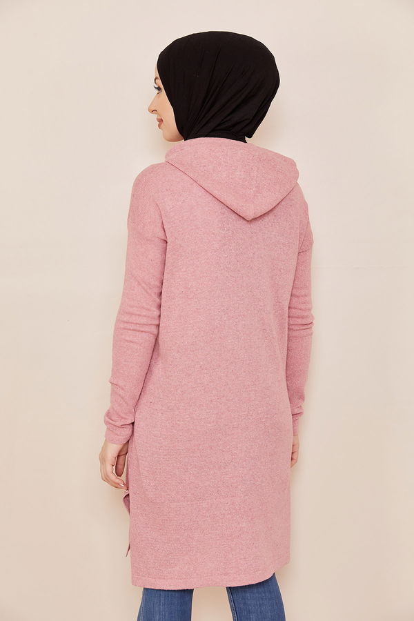 Düz Orta Kadın Pembe Sweat - 20866 PEMBE