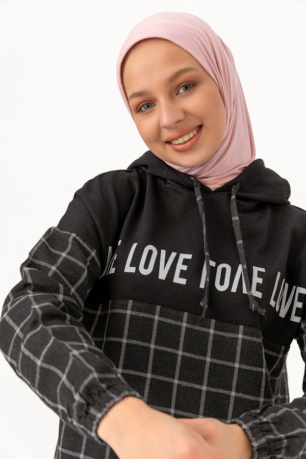 Düz Orta Kadın Siyah 3402 TUNIK - 3402 SİYAH