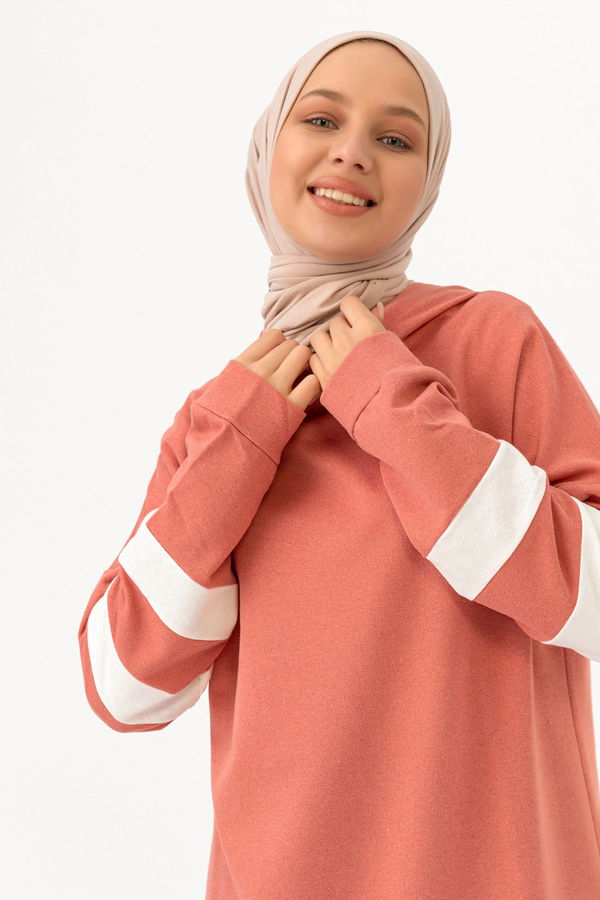 Düz Orta Kadın Pembe TUNIK - 3426 PEMBE
