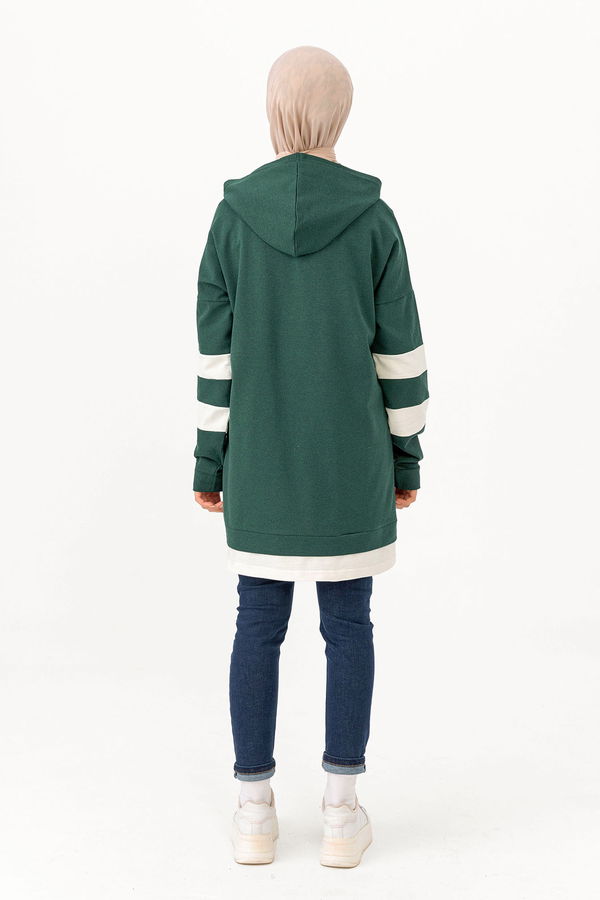 Düz Orta Kadın Yeşil TUNIK - 3426