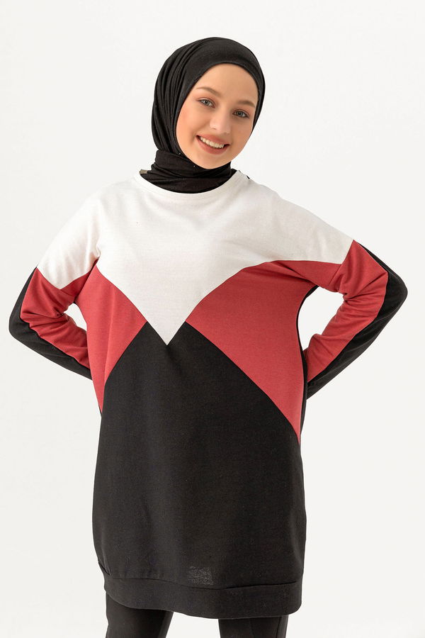 Düz Orta Kadın Pembe TUNIK - 3425 PEMBE