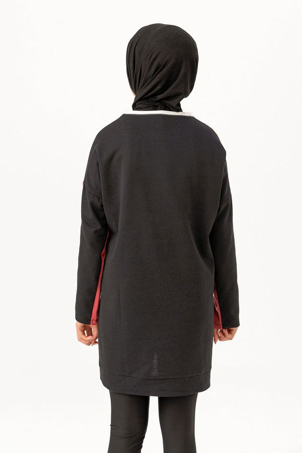 Düz Orta Kadın Pembe TUNIK - 3425 PEMBE