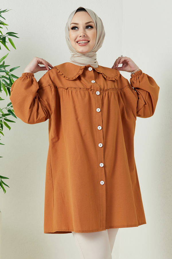 Düz Orta Kadın Taba Tunık TABA - 3692 - 3692 TABA