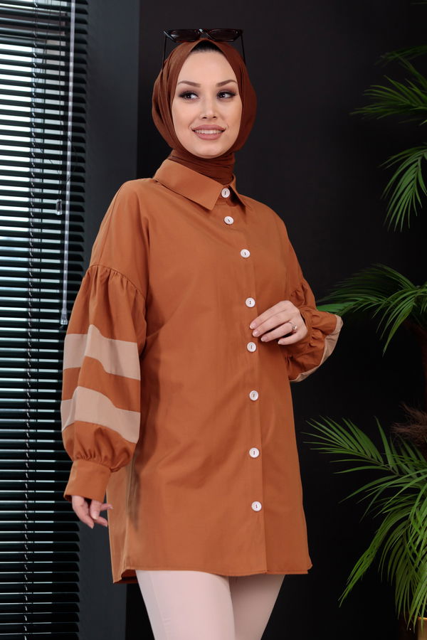 Düz Orta Kadın Taba Tunık - 8693 TABA