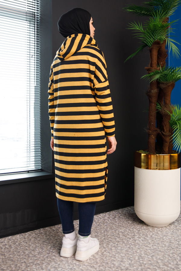 Düz Orta Kadın Sarı TUNIK - 3481 Sarı