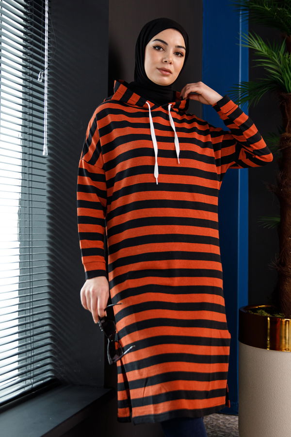 Düz Orta Kadın Kiremit TUNIK - 3481 KİREMİT