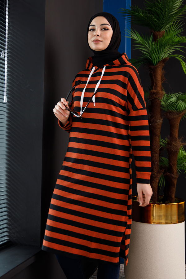 Düz Orta Kadın Kiremit TUNIK - 3481 KİREMİT