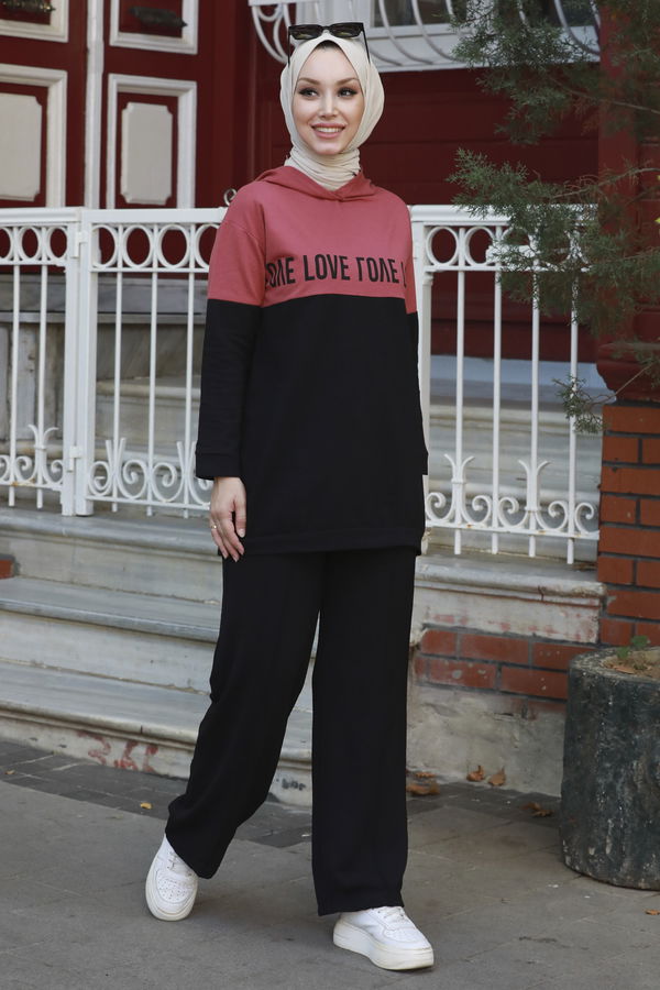 Düz Orta Kadın Pembe TUNIK - 3430