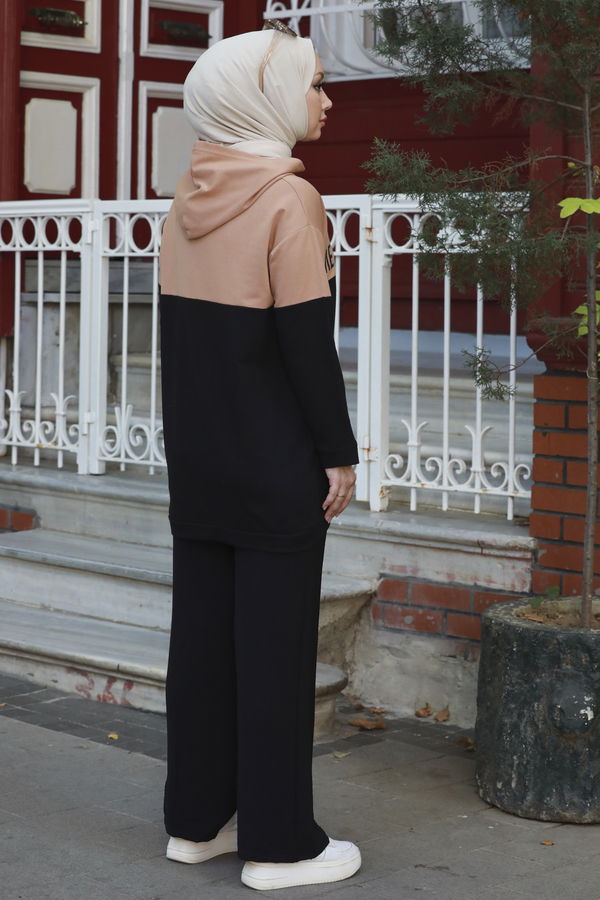 Düz Orta Kadın Vizon TUNIK - 3430 VİZON