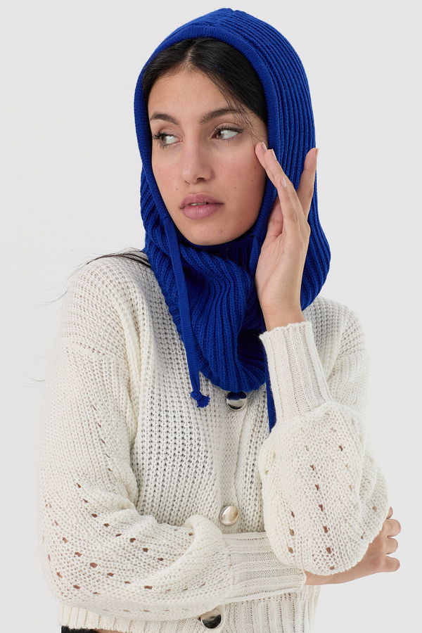 Düz Orta Kadın Mavi Boyunluk - 21481 MAVİ