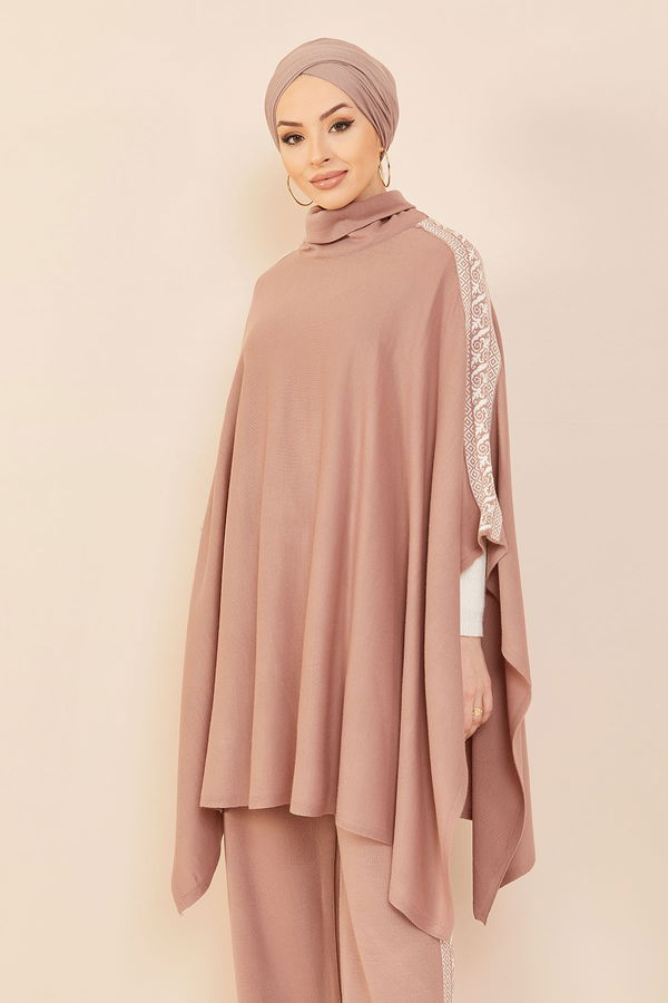 Düz Orta Kadın Pembe Panco Pantolon - 20801 PEMBE