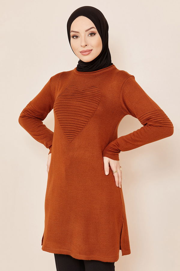 Düz Orta Kadın Kiremit TUNIK - 20846 KİREMİT