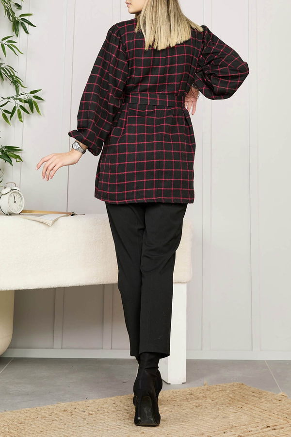 Düz BİSİKLET Kadın Bordo Tunik - 11159 BORDO