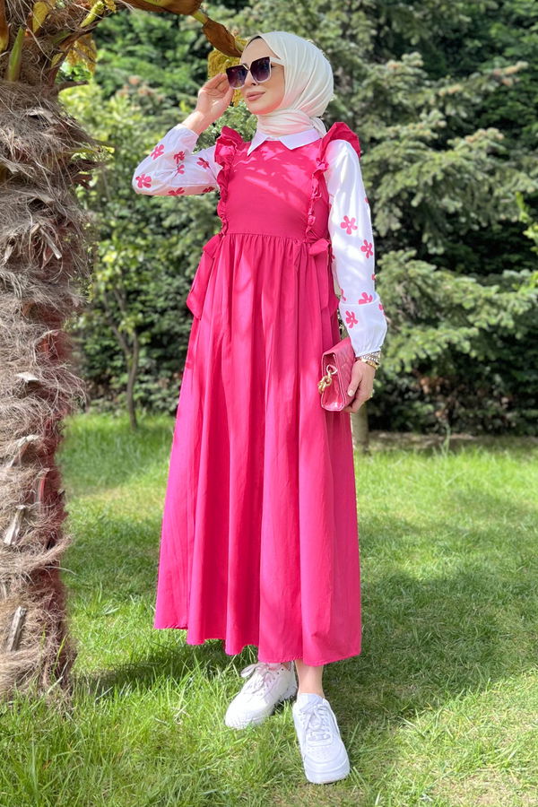 Düz Orta Kadın Kırmızı 8456 JİLE KEMER - 8456