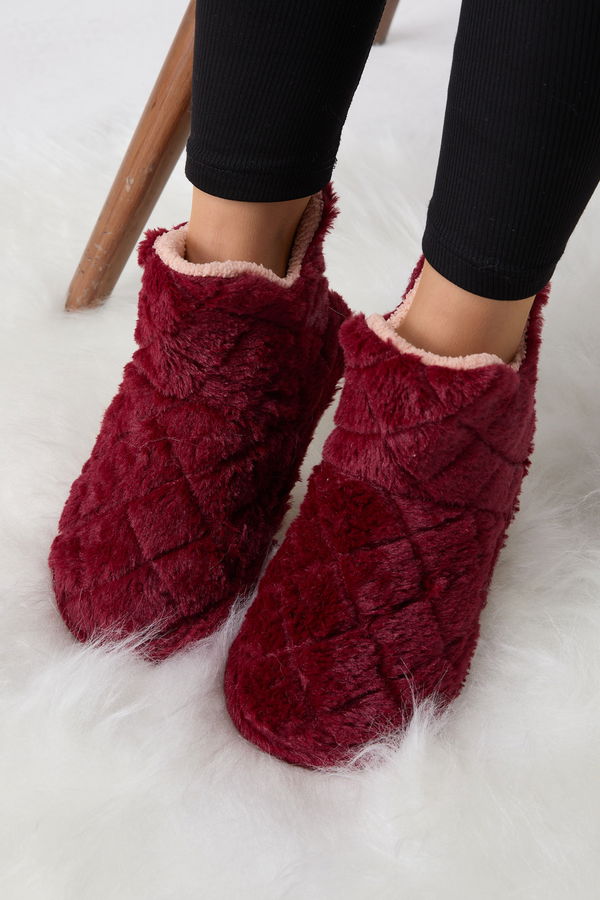 Kadın Bordo Panduf - 23348 BORDO