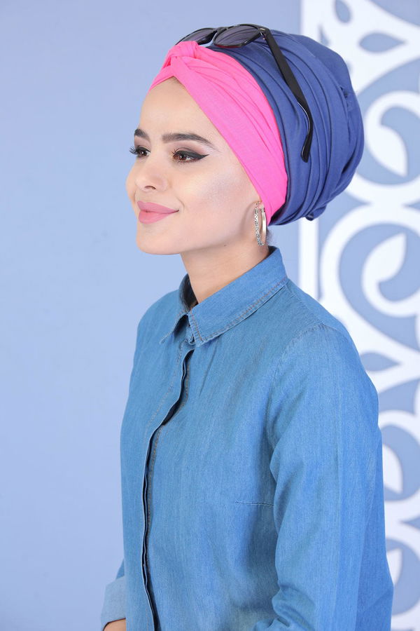 Düz Orta Kadın Mavi Kot Tunik Mavi - 02 7152 - 7152