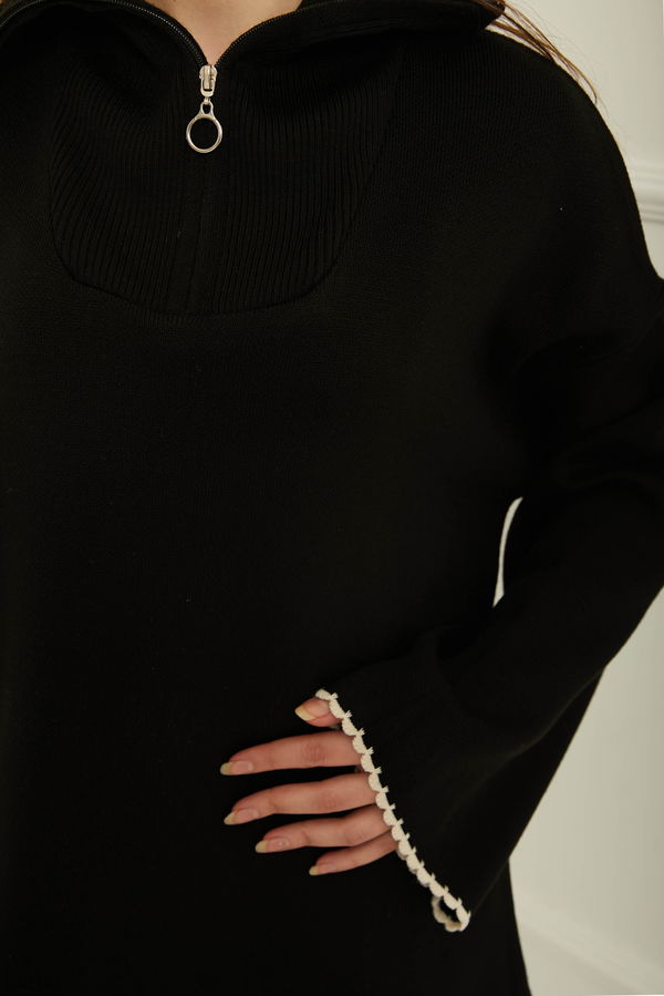 Triko Tunik Siyah - 26768