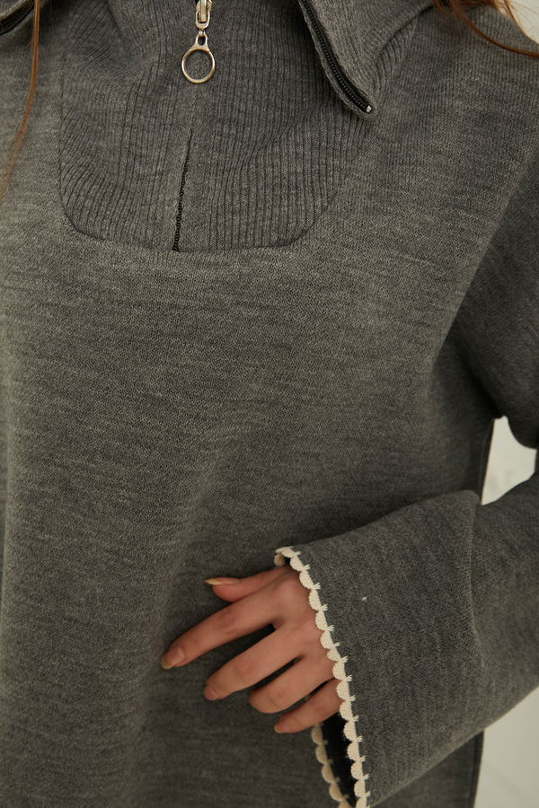 Triko Tunik Füme - 26768