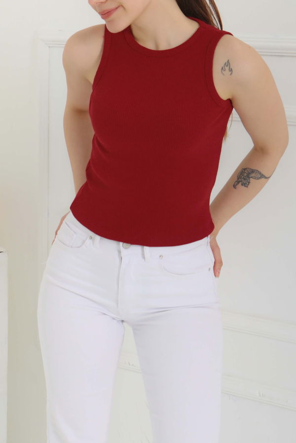 Sıfır Kol Crop - 27135