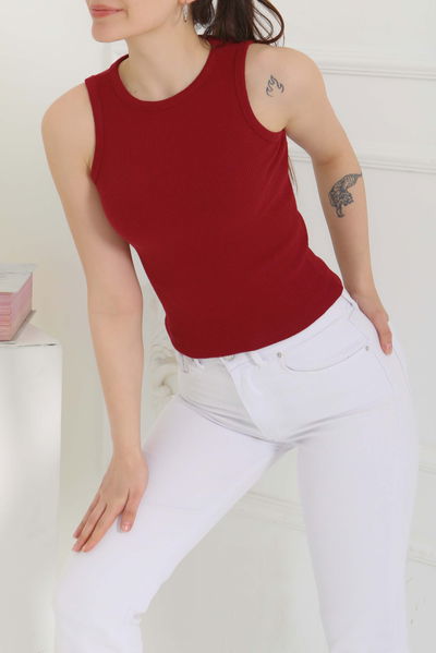 Sıfır Kol Crop - 27135