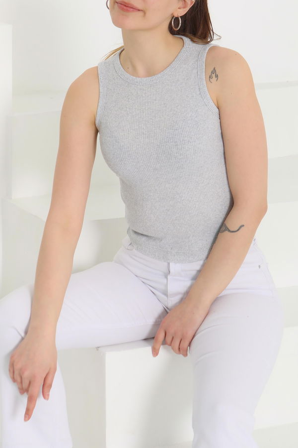 Sıfır Kol Crop - 27135