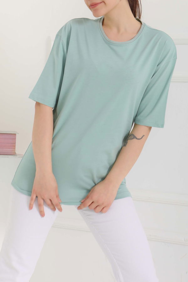 Oversize Kısa Kollu T-Şhirt - 27118