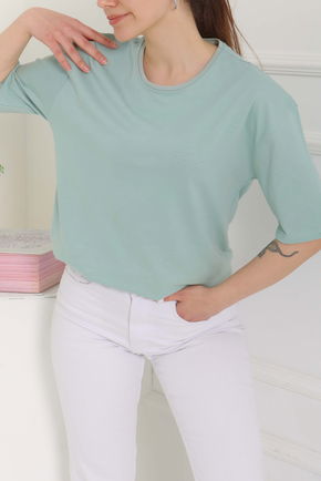 Oversize Kısa Kollu T-Şhirt - 27118