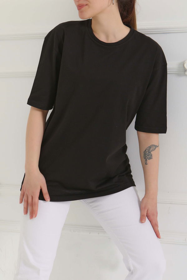 Oversize Kısa Kollu T-Şhirt - 27118