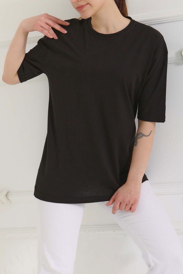 Oversize Kısa Kollu T-Şhirt - 27118