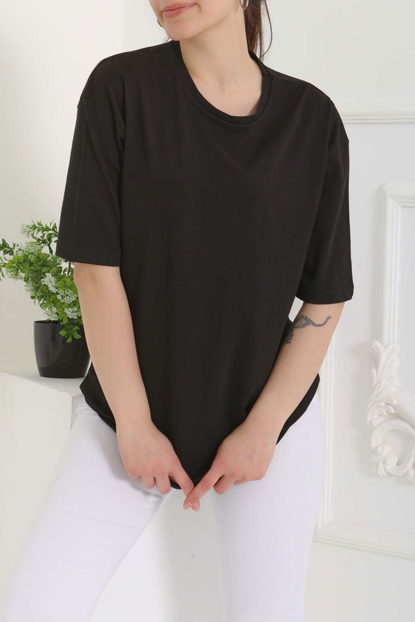 Oversize Kısa Kollu T-Şhirt - 27118