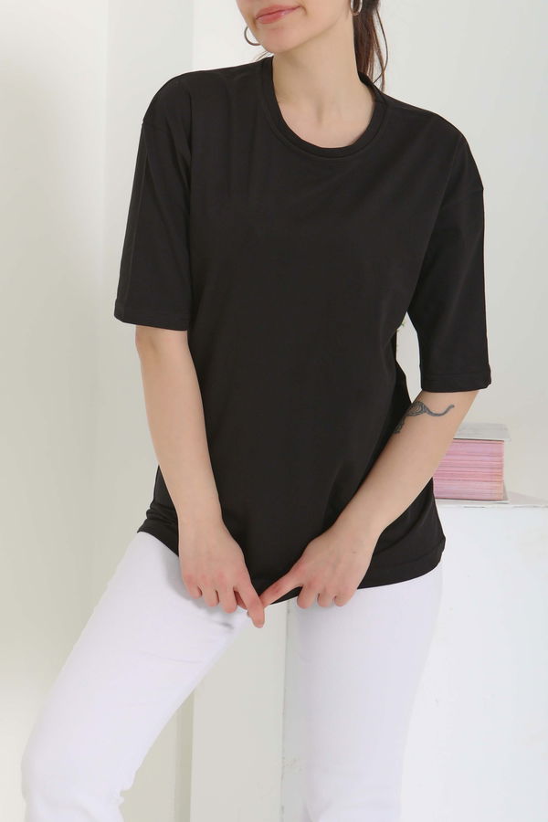 Oversize Kısa Kollu T-Şhirt - 27118