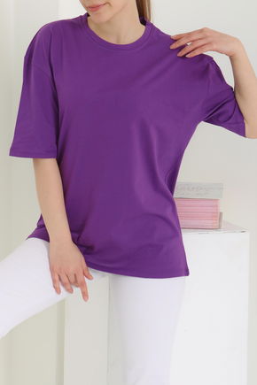 Oversize Kısa Kollu T-Şhirt - 27118