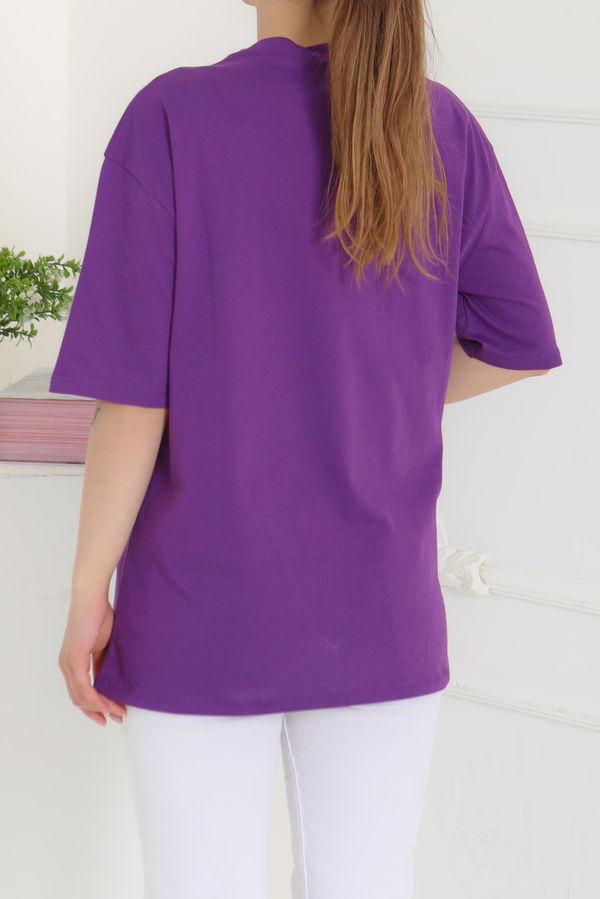 Oversize Kısa Kollu T-Şhirt - 27118