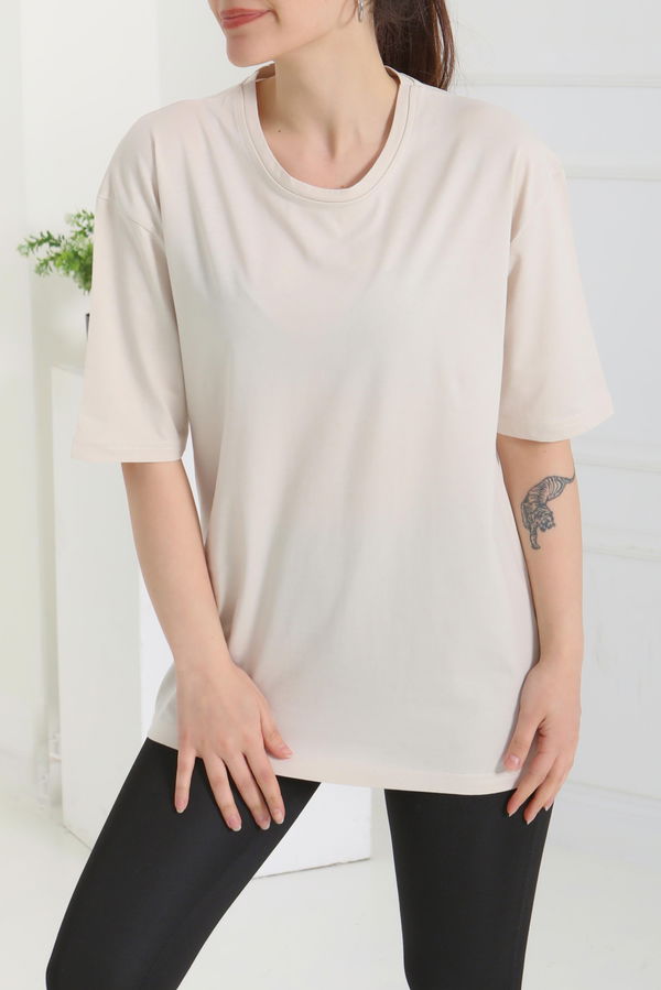 Oversize Kısa Kollu T-Şhirt - 27118