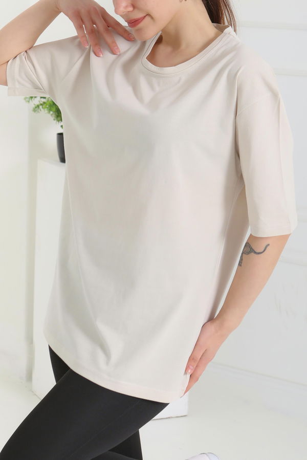 Oversize Kısa Kollu T-Şhirt - 27118