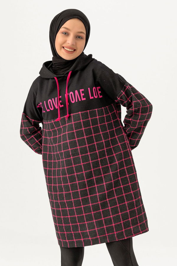 Düz Orta Kadın Fuşya 3402 TUNIK - 3402