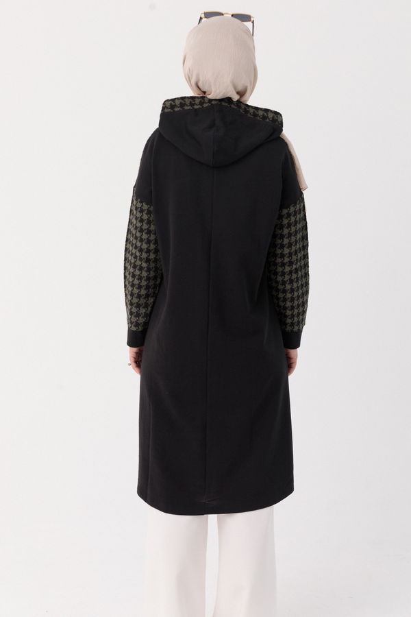 Düz Orta Kadın Haki TUNIK - 3416 HAKİ