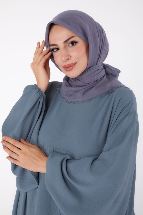 Düz Orta Kadın Antrasit Eşarp - 26146 ANTRASİT