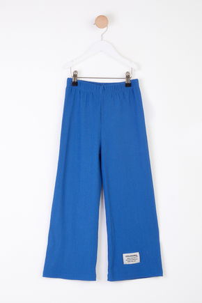 Kız Çocuk Mavi Arma Detaylı Pijama Altı - 25488