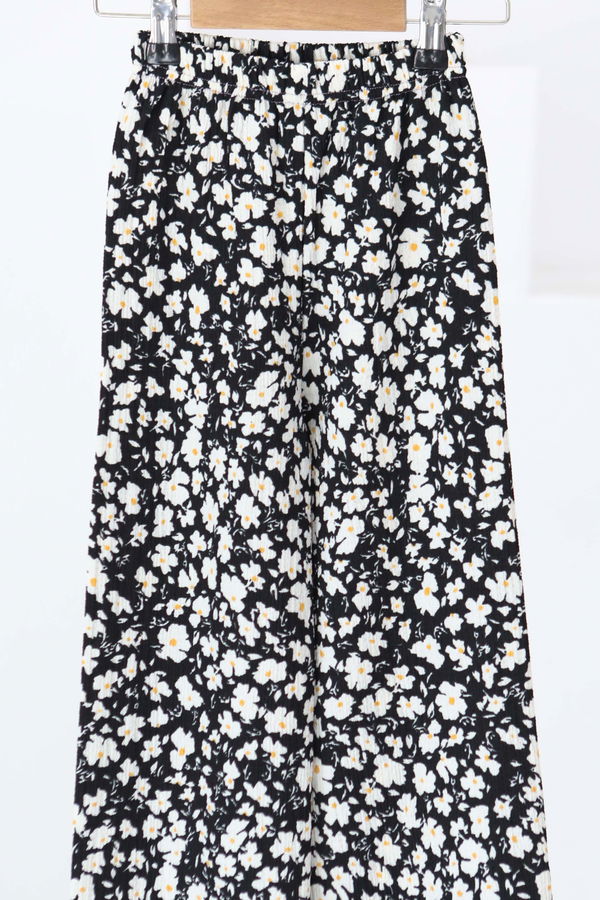 Çiçek Desenli Pantolon - 27308