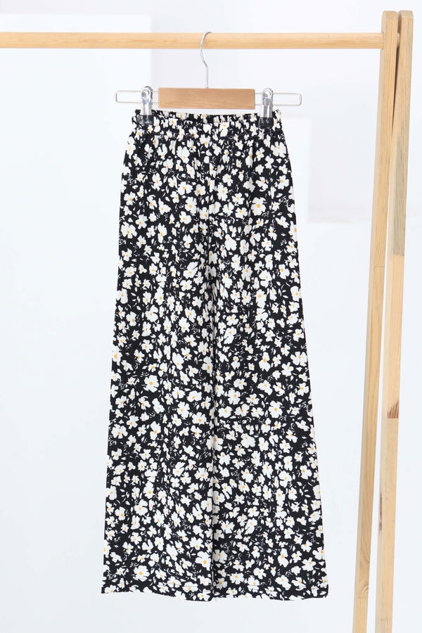 Çiçek Desenli Pantolon - 27308