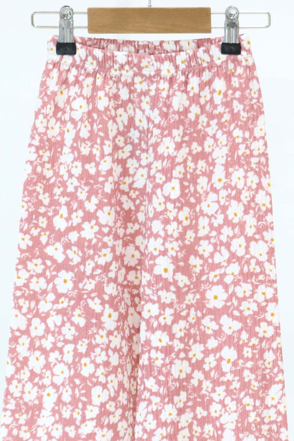 Çiçek Desenli Pantolon - 27308