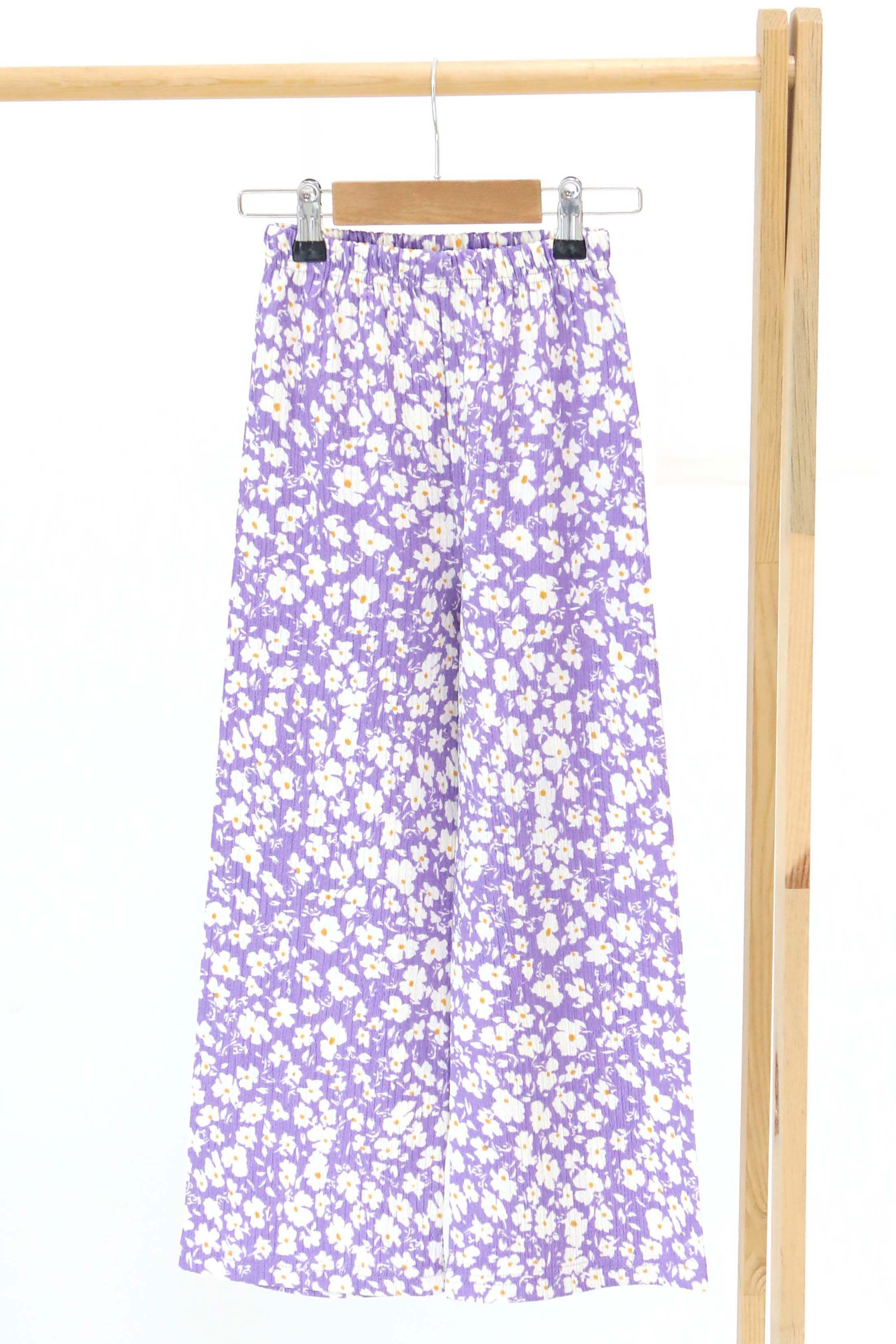 Çiçek Desenli Pantolon - 27308