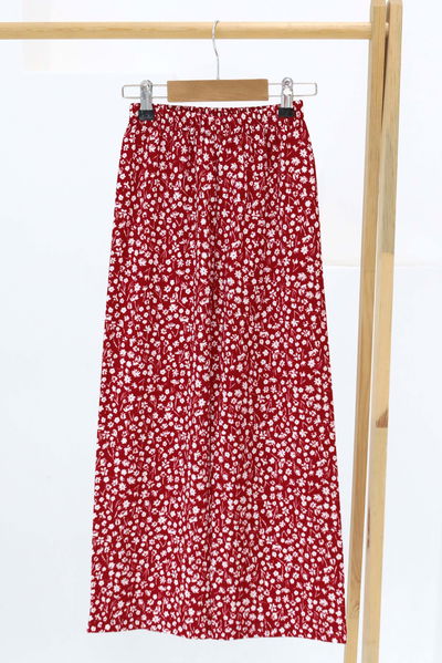 Çiçek Desenli Pantolon - 27307
