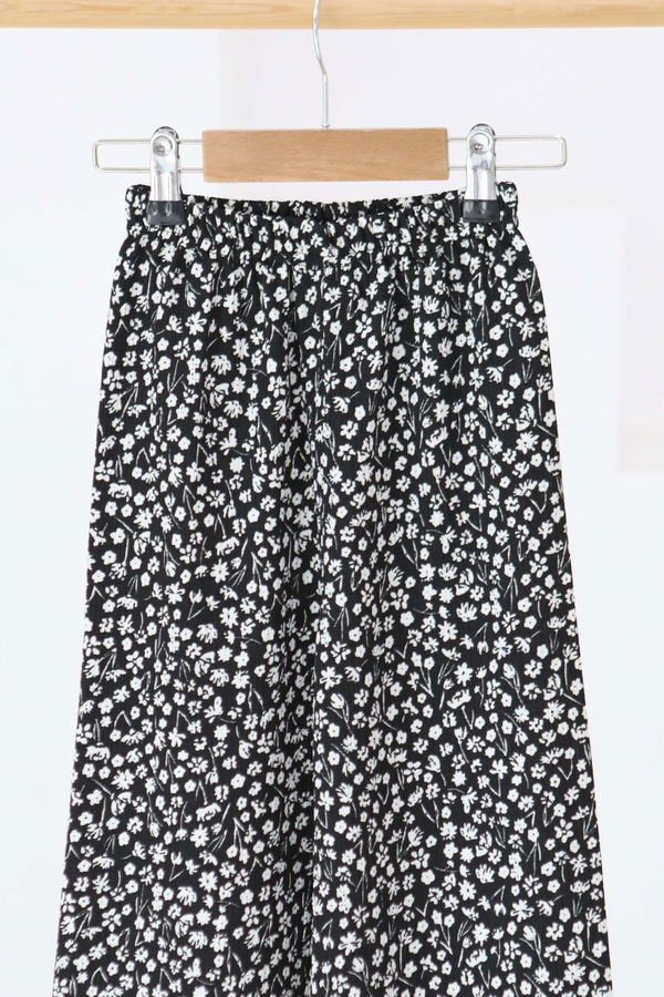 Çiçek Desenli Pantolon - 27307