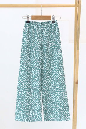 Çiçek Desenli Pantolon - 27307