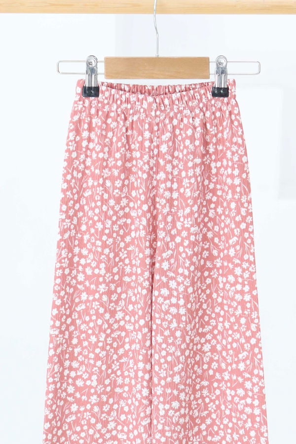 Çiçek Desenli Pantolon - 27307