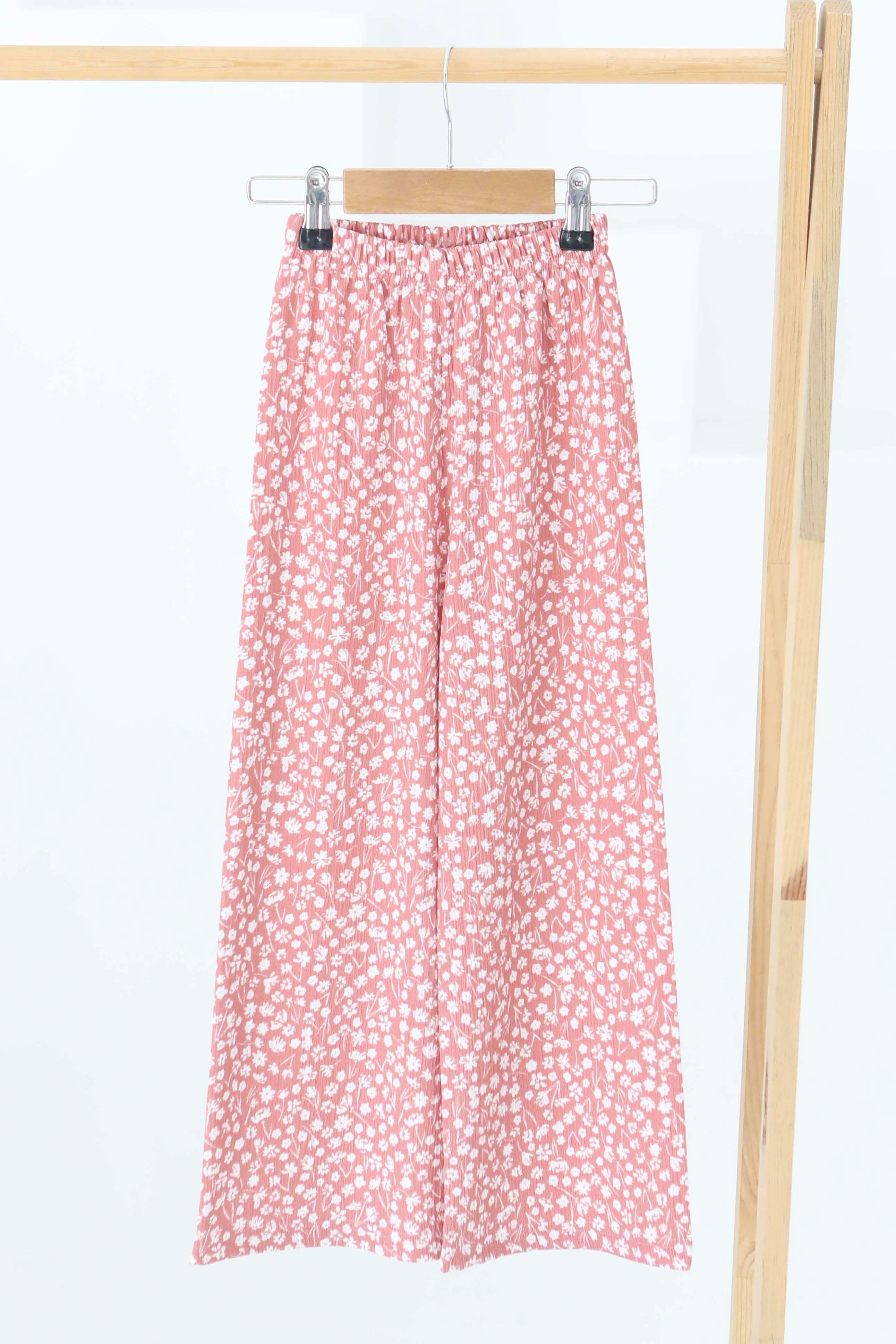 Çiçek Desenli Pantolon - 27307